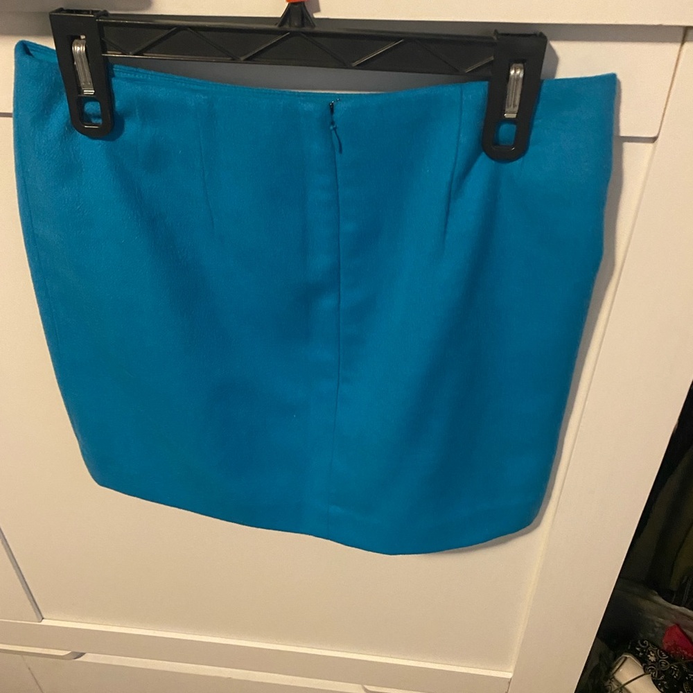 Turquoise skirt